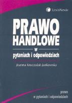 Okładka książki Prawo handlowe w pytaniach i odpowiedziach