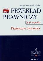 Okładka książki Przekład prawniczy Język angielski