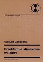 Okładka książki Przekładnie ślimakowe walcowe