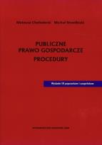 Okładka książki Publiczne prawo gospodarcze. Procedury.