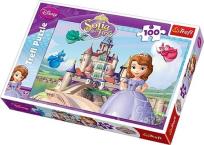 Okładka książki Puzzle 100 Jej Wysokość Zosia TREFL