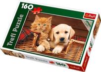 Okładka książki Puzzle 160 Razem raźniej TREFL