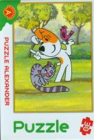 Opakowanie Puzzle 30 Reksio. Kotek i ptaszek ALEX