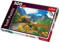 Okładka książki Puzzle 500 Jesienne Tatry TREFL
