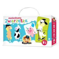 Okładka książki Puzzle do pary - Zwierzątka