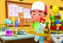 Opakowanie Puzzle dwustronne Maniek Złota Rączka 108