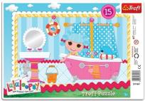 Okładka książki Puzzle ramkowe 15 Lalaloopsy Kąpiel Mariny TREFL