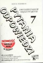 Okładka książki Pytania odpowiedzi 7 Dwudziestolecie międzywojenne