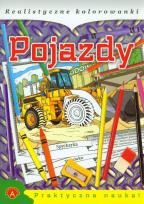 Okładka książki Realistyczne kolorowanki - Pojazdy ALEX
