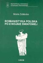 Okładka książki Romanistyka pol. po II Wojnie 073/02