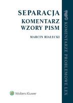Okładka książki Separacja Komentarz Wzory pism