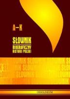 Okładka książki Słownik biograficzny historii Polski A - K