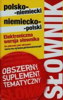 Okładka książki Słownik pol-niem-pol z supl. temat. +CD REA