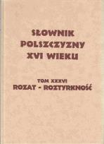 Opakowanie Słownik polszczyzny XVI wieku