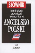 Okładka książki Słownik terminologii prawiczej i ekonomicznej angielsko-polski