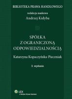 Okładka książki Spółka z ograniczoną odpowiedzialnością