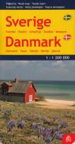 Okładka książki Szwecja Dania mapa 1:1 200 000