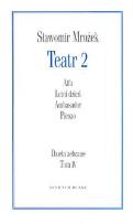 Okładka książki Teatr 2