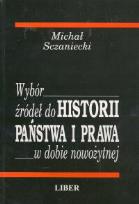 Okładka książki Wybór źródeł do Historii państwa i prawa