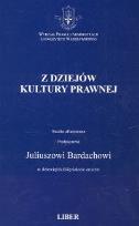 Okładka książki Z dziejów kultury prawnej