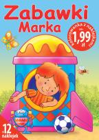 Okładka książki Zabawki Darka- Kolorowanka z naklejkami