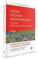 Okładka książki Zasady techniki prawodawczej w zakresie aktów prawa miejscowego