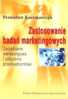 Okładka książki Zastosowania badań marketingowych
