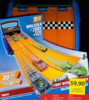 Opakowanie 2w1 Walizka + Tory Hot Wheels Garaż