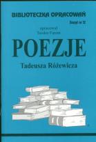 Okładka książki Biblioteczka opracowań nr 012 Poezje Różewicza