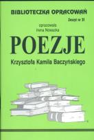 Okładka książki Biblioteczka opracowań nr 031 Poezje Baczyńskiego