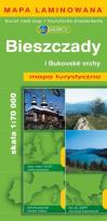 Okładka książki Bieszczady i bukovske vrchy Mapa turystyczna 1:70 000 laminowana