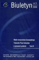 Opakowanie Biuletyn Biuro Informacji Rady Europy 2/2008