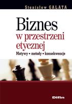 Okładka książki Biznes w przestrzeni etycznej