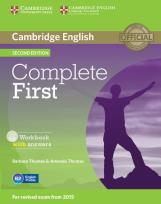 Okładka książki Complete First Workbook with Answers + CD