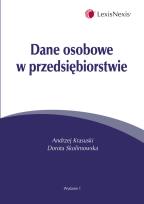 Okładka książki Dane osobowe w przedsiębiorstwie