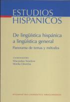 Okładka książki De linguistica hispanica a linguistica general