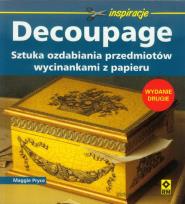 Okładka książki Decoupage Sztuka ozdabiania przedmiotów wycinankami z papieru