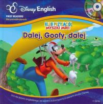 Okładka książki Disney English Klub przyjaciół Myszki Miki Dalej Goofy, dalej z płytą CD