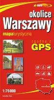 Okładka książki Euromapa Okolice Warszawy 1:75 000