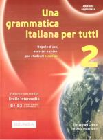 Okładka książki Grammatica italiana per tutti 2 livello intermedio