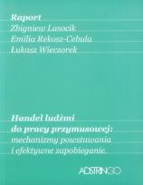 Okładka książki Handel ludźmi do pracy przymusowej: mechanizmy powstawania i efektywne zapobieganie Raport