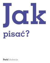 Okładka książki Jak pisać?