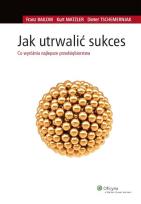 Okładka książki Jak utrwalić sukces