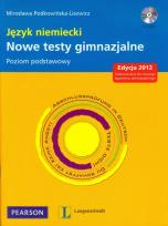 Okładka książki Język niemiecki Nowe testy gimnazjalne + CD Poziom podstawowy