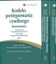 Okładka książki Kodeks Postępowania Cywilnego Komentarz t. 1 - 3