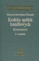 Okładka książki Kodeks spółek handlowych Komentarz