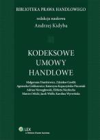 Okładka książki Kodeksowe umowy handlowe