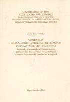 Okładka książki Konfiskaty warszawskich zbiorów publicznych po Powstaniu Listopadowym
