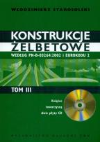 Okładka książki Konstrukcje żelbetowe t.3 + 2CD