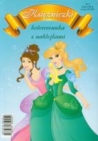 Opakowanie Księżniczki 2 Kolorowanka z naklejkami